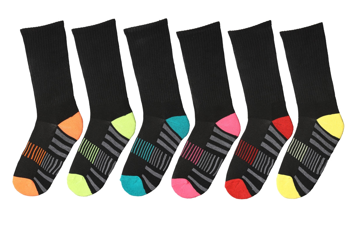 3-Pair Men's Sports Cushion Crew Socks