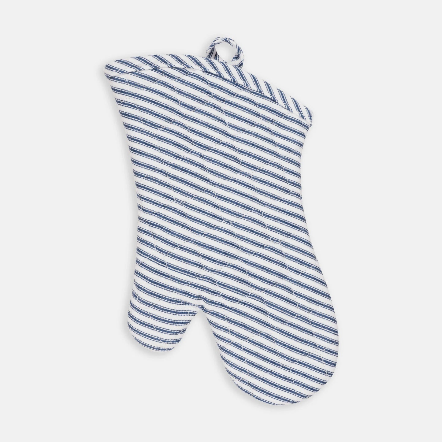 Metro Stripe Oven Mitt -Blue