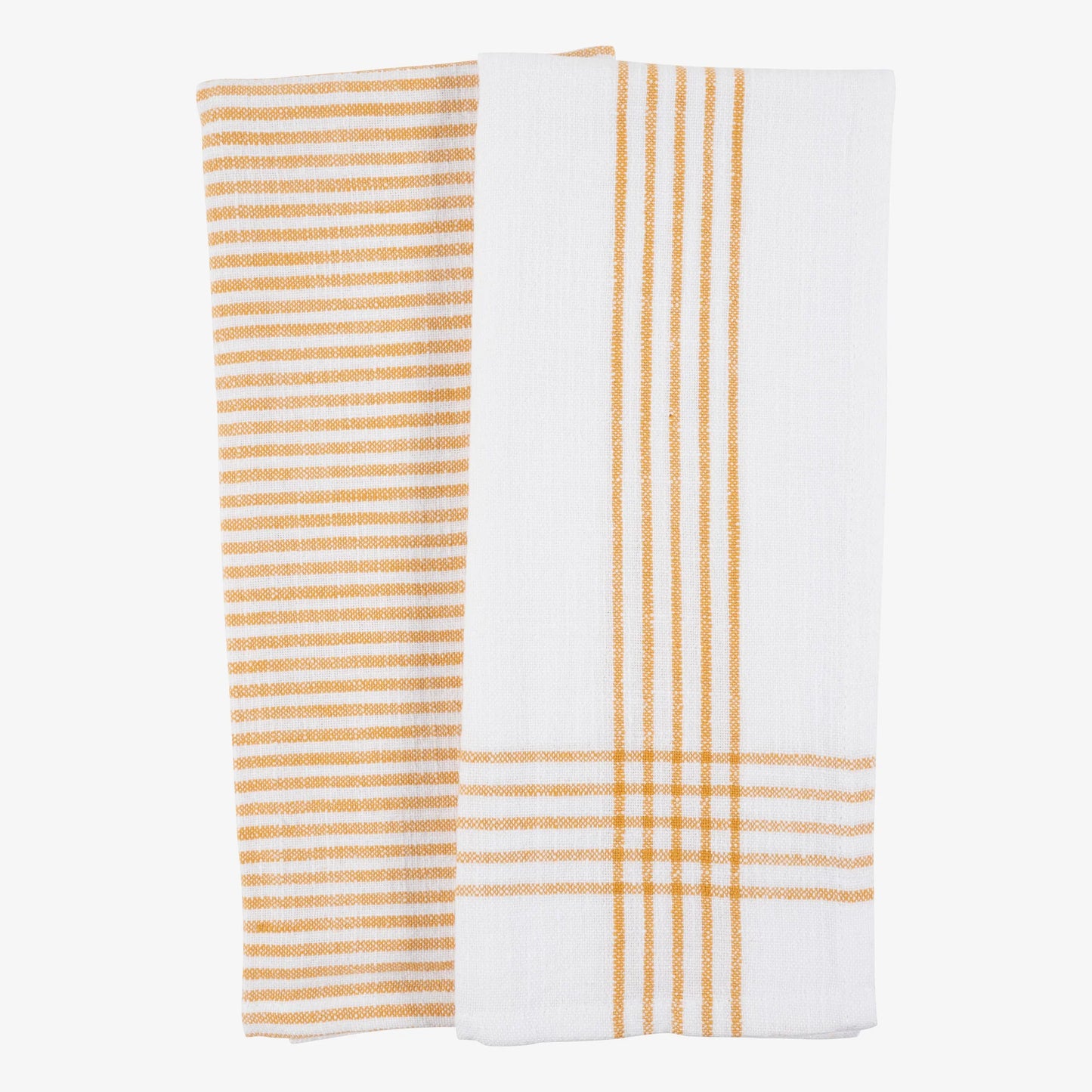 Monaco Washed Dish Towel Set of 2 - Ochre
