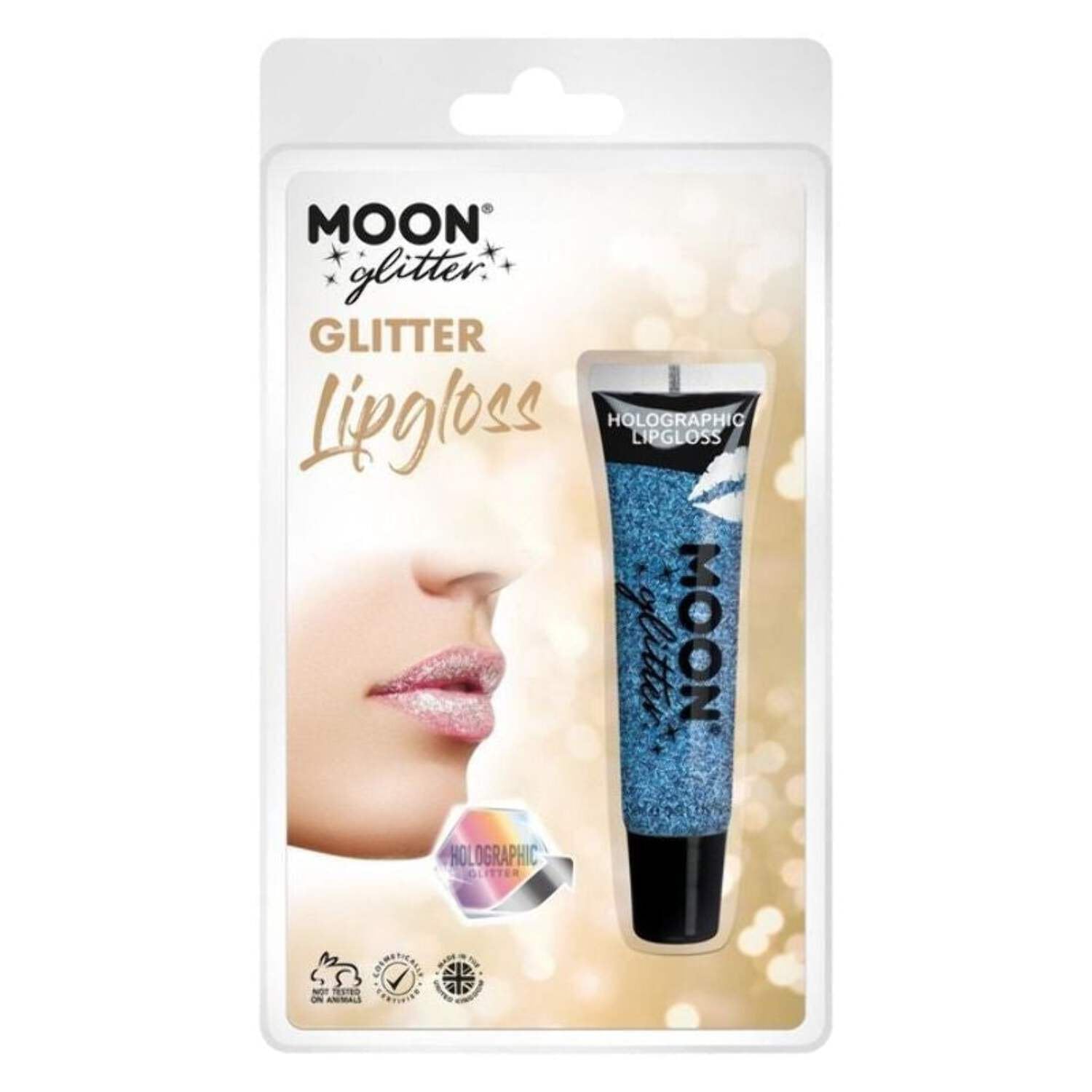 Holographic Fine Glitter Lipgloss,5g Blue