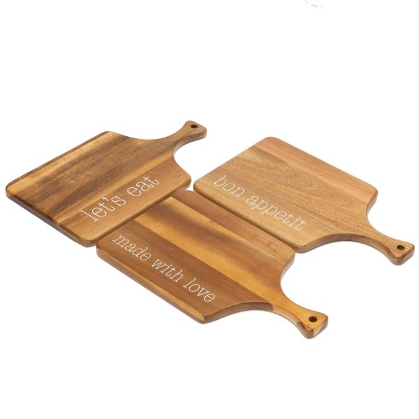 Individual Mini Wooden Paddle Boards Set 3