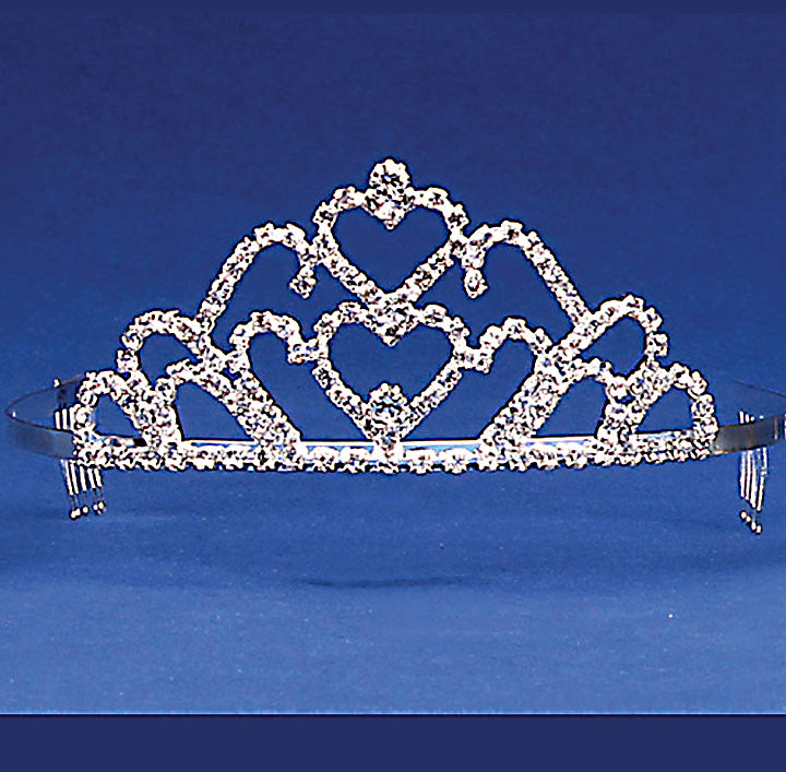 Double Heart Tiara