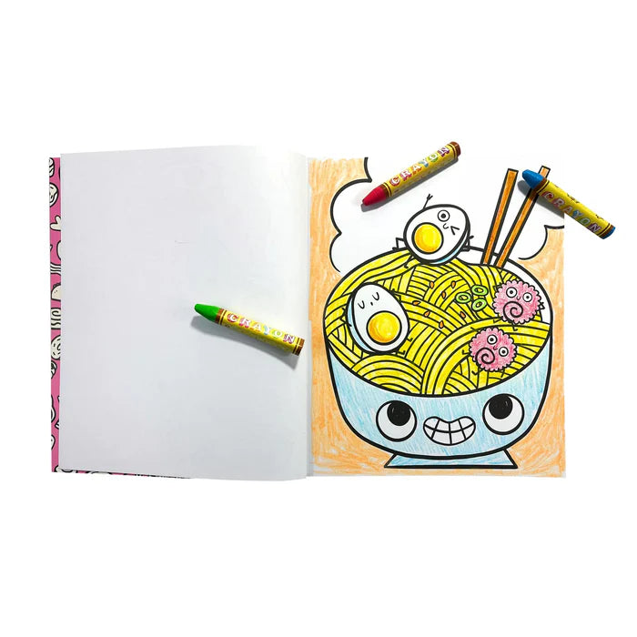 Color-in' Book Coloring Book - Happy Snacks