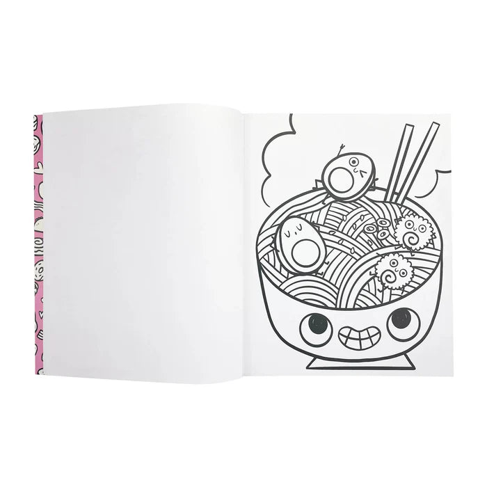 Color-in' Book Coloring Book - Happy Snacks