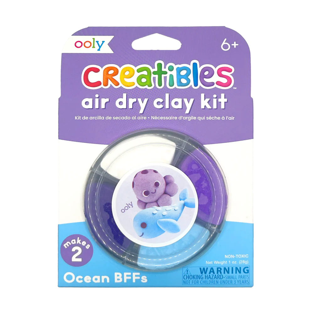 Creatibles Mini Air Dry Clay Kit - Ocean