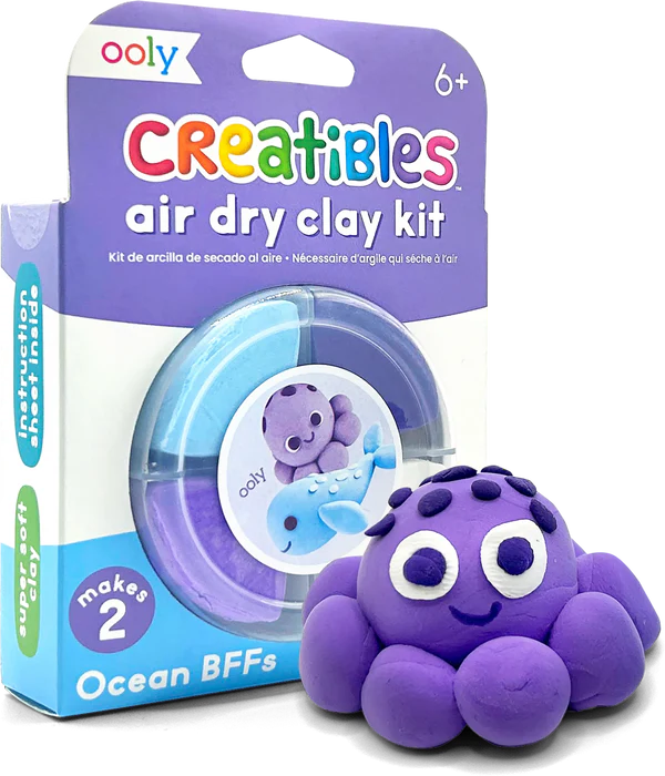 Creatibles Mini Air Dry Clay Kit - Ocean