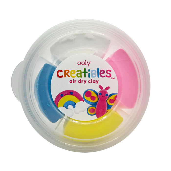 Creatibles Mini Air Dry Clay Kit - Rainbow