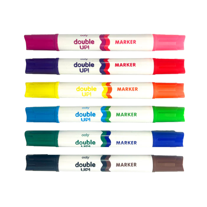 Double Up! Double-Ended Markers - Set of 6