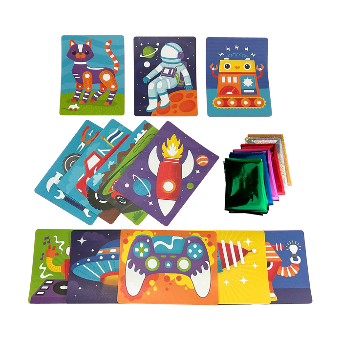 Foil-tastic Foil Art & Coloring Set - Gadgets & Gizmos