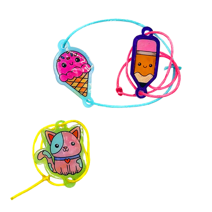 Shrink-its! DIY Shrink Art Bracelet Kit - BFF