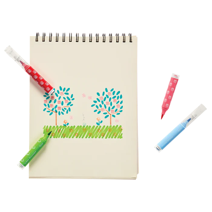 Stampables Double-Ended Stamp & Brush Markers - Set of 18