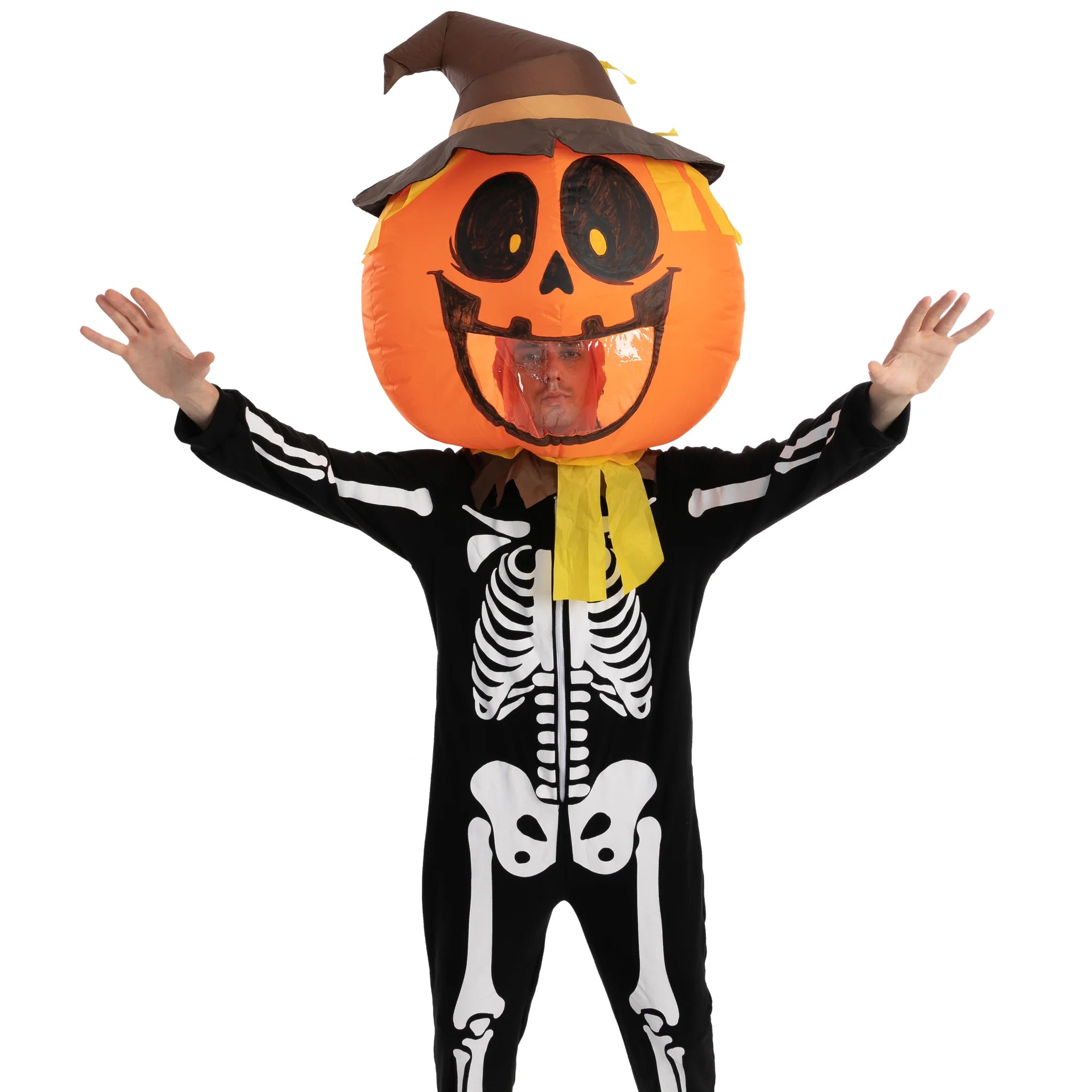 Photo Real Pumpkin Inf Bobble Head