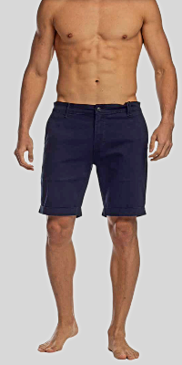 Bermuda Stretch Twill Chino P/Hombre Navy