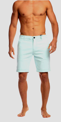 Bermuda Stretch Twill Chino P/Hombre Mint