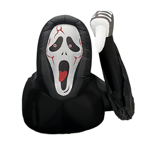 4.9FT Tall Inflatable Black Grim Reaper