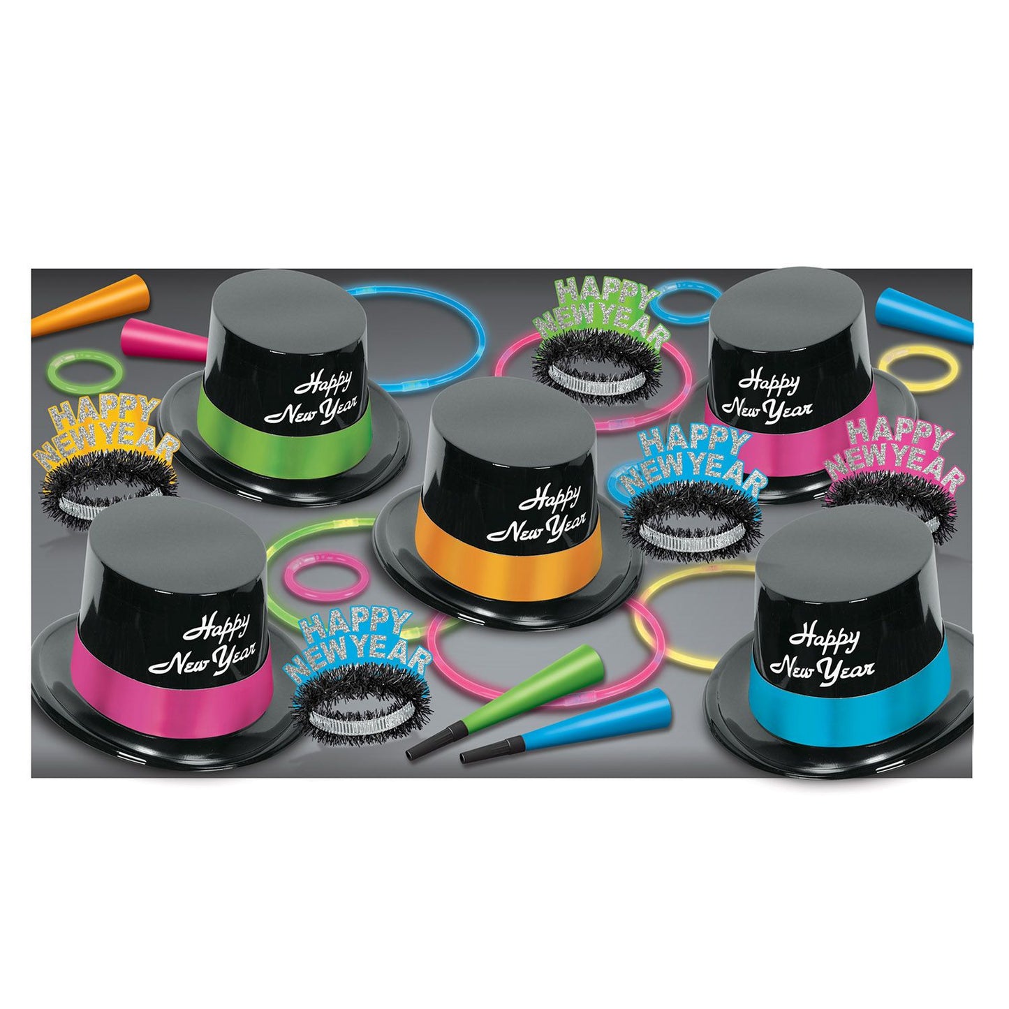 Neon Glow Asst for 10