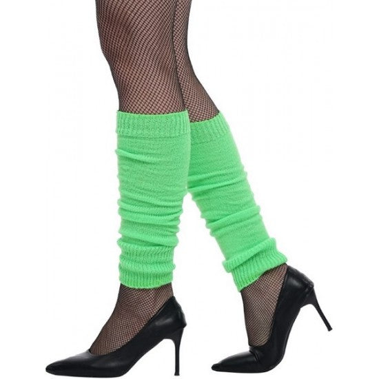 Neon Leg Warmers Green