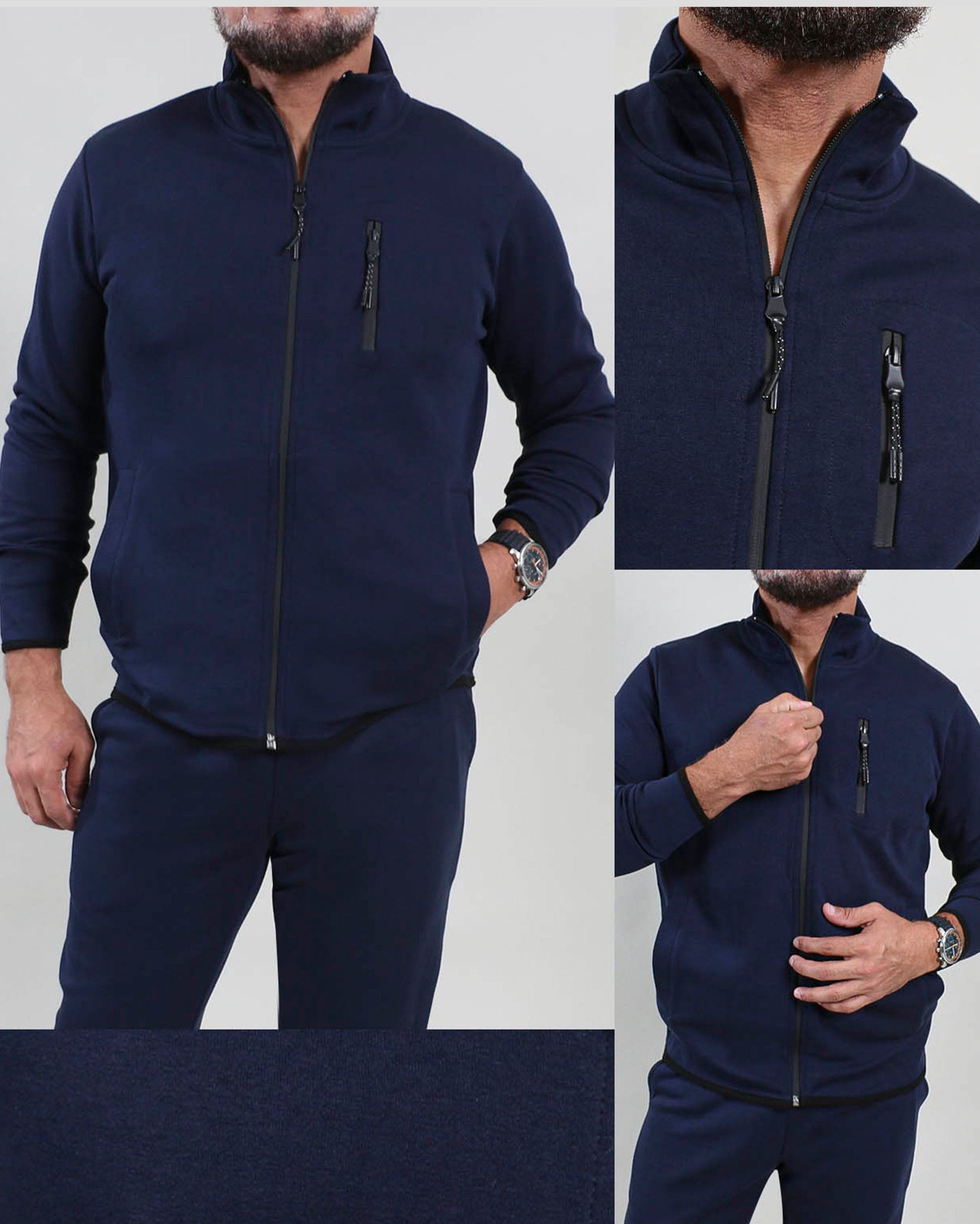 Caballero Sweater Sport Azul Oscuro