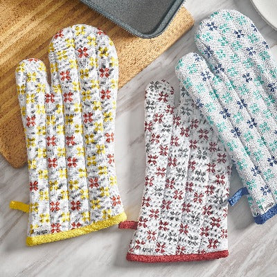 Bloom Oven Mitt Blueberry