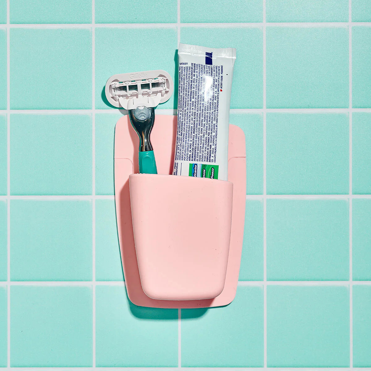 Silicone Bath Organizer Blush