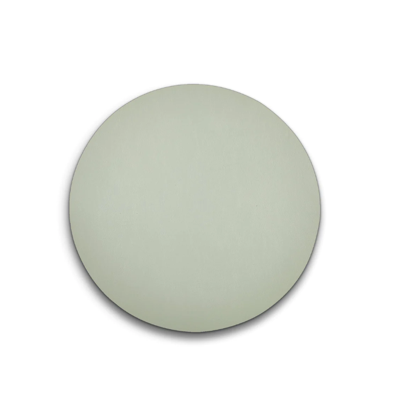 Vinyl Round Green Placemat