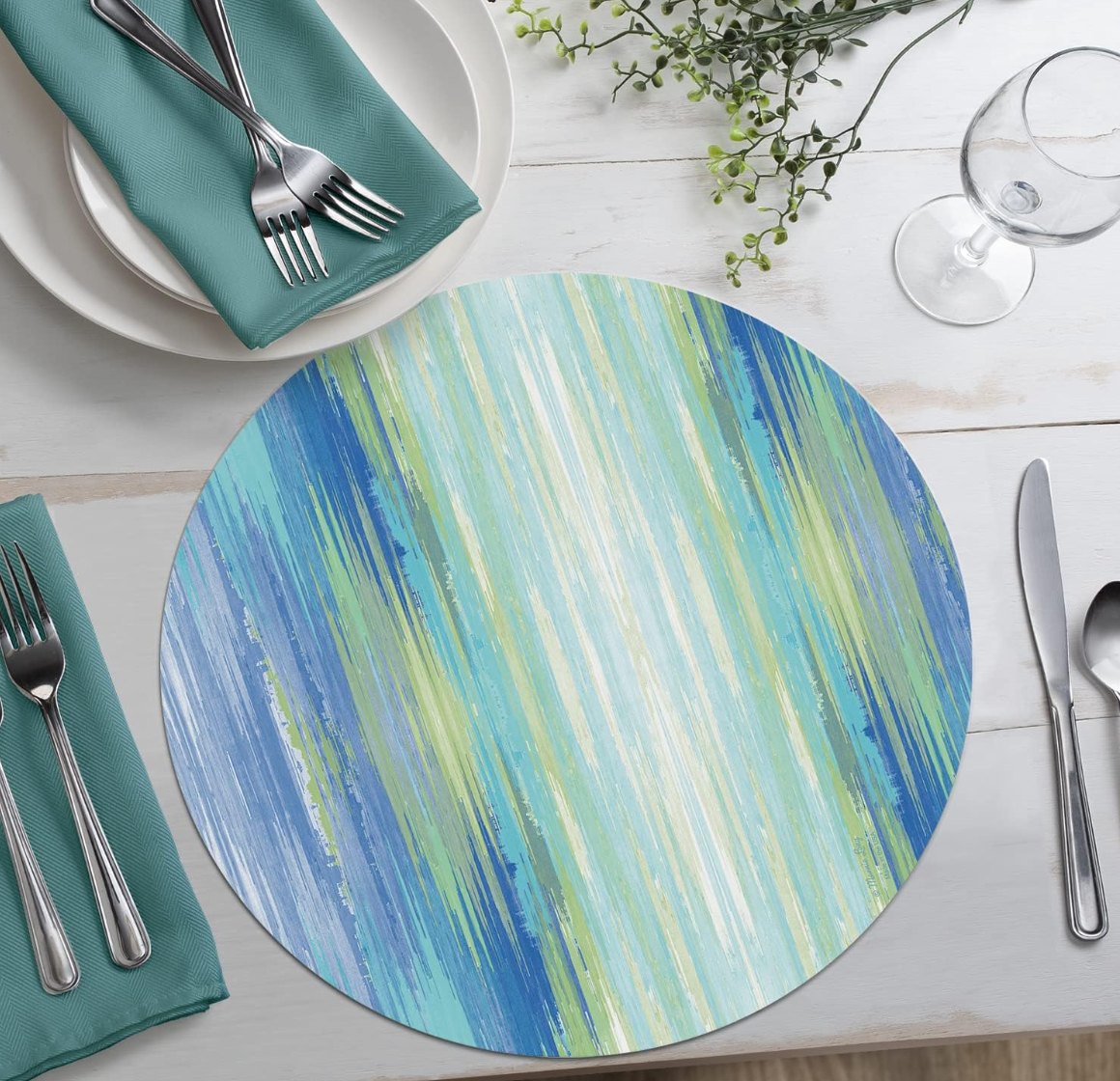 Isla Mona Round Reversible Placemat