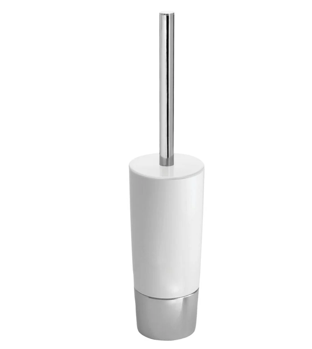 Duetto Bowl Brush White/Chrome
