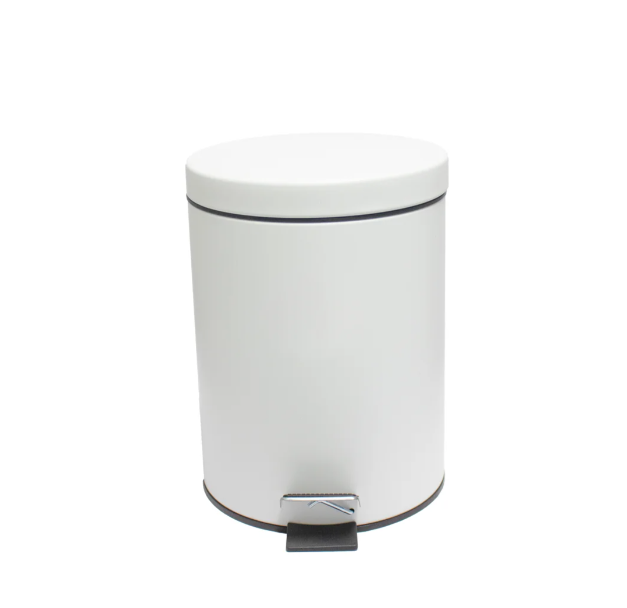 Matte White - 5Liter Trash Can
