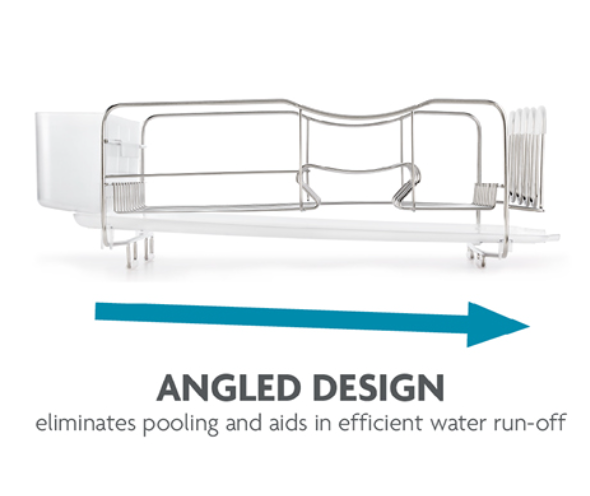 Large Rust-Resistant Stainless Steel Dish Rack