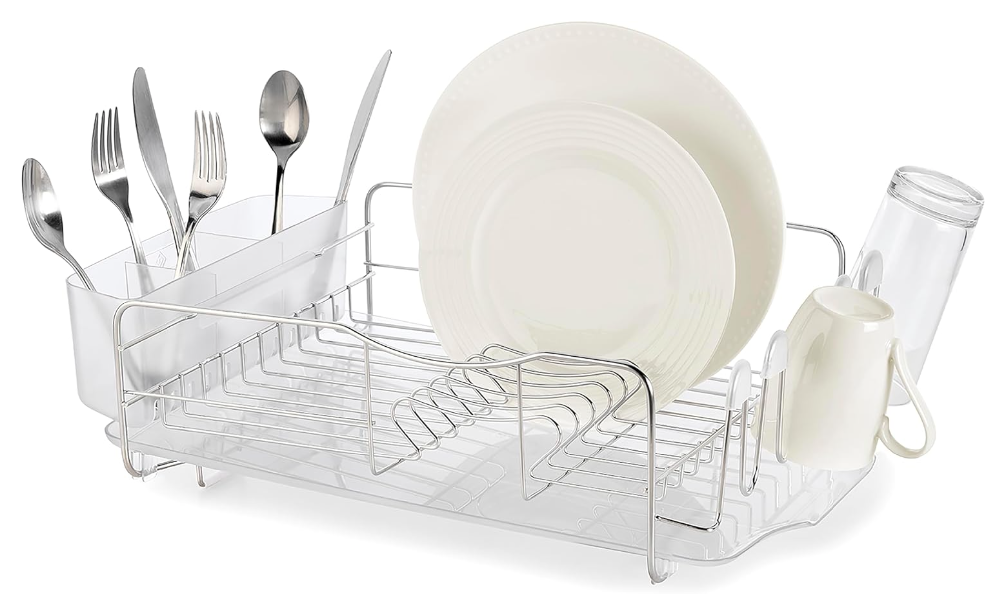 Large Rust-Resistant Stainless Steel Dish Rack