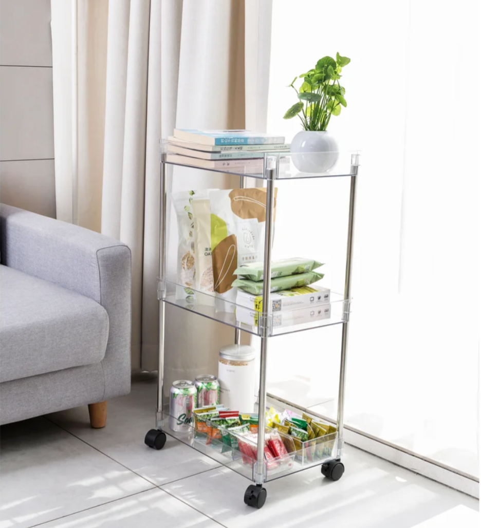 Acrylic 3 Tier Cart