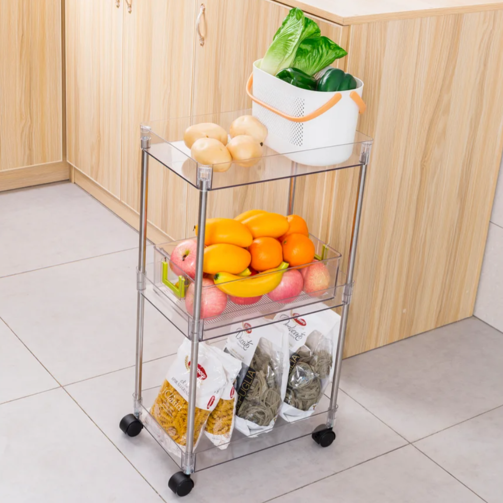 Acrylic 3 Tier Cart