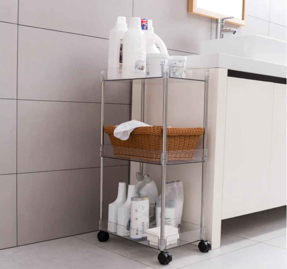 Acrylic 3 Tier Cart