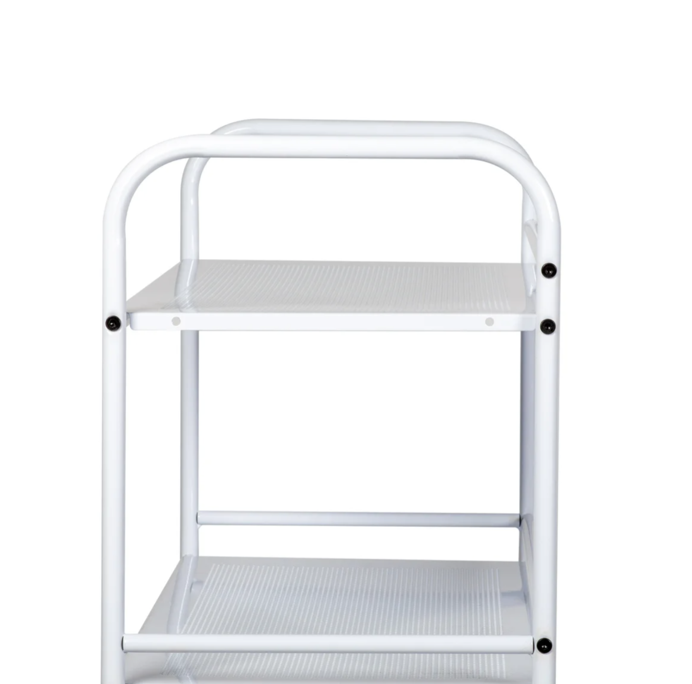 3 Tier Rolling Cart White