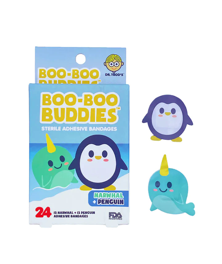 Boo-Boo buddies - Narwhal & Penguin