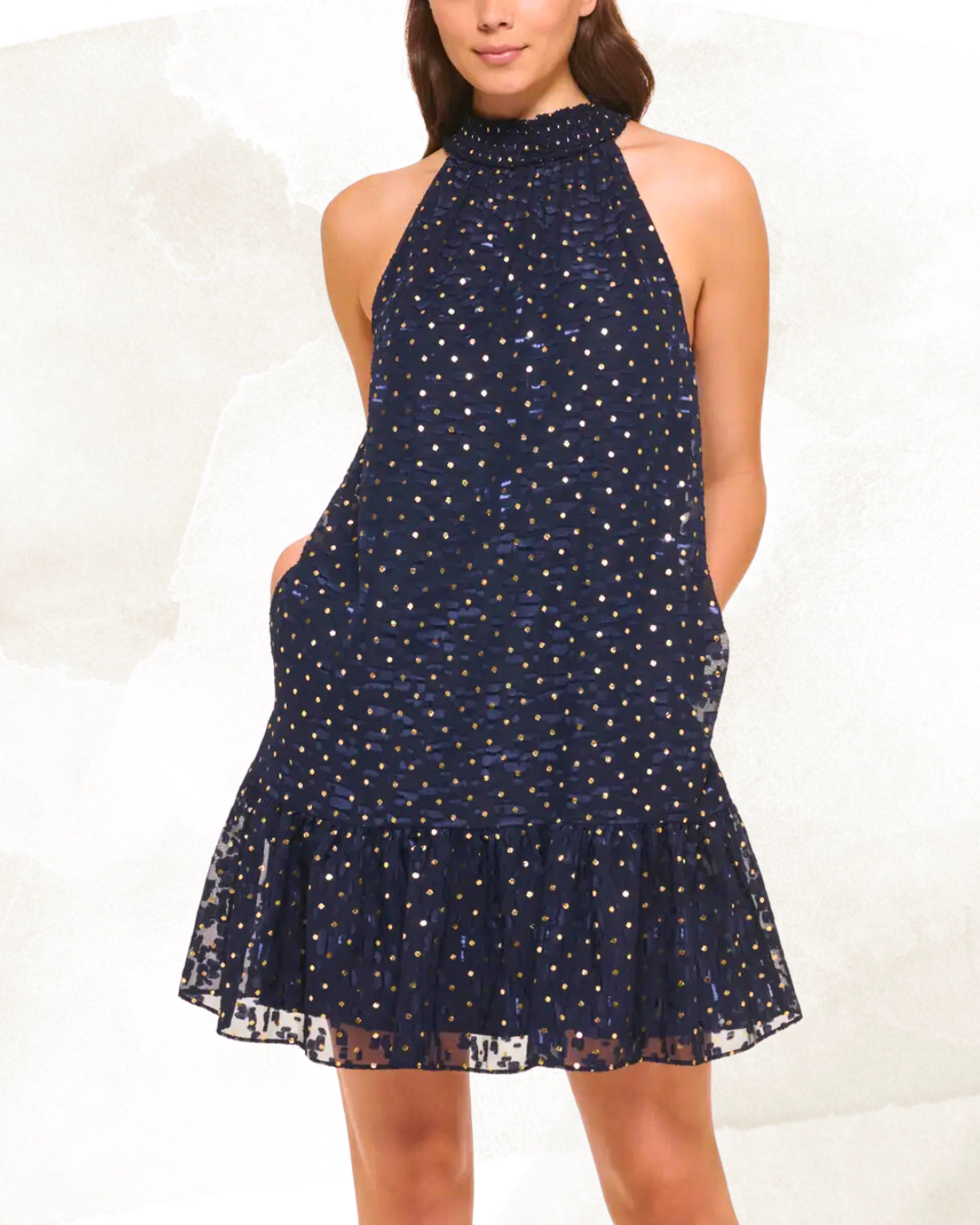 Dress Navy/Gold - Kensie