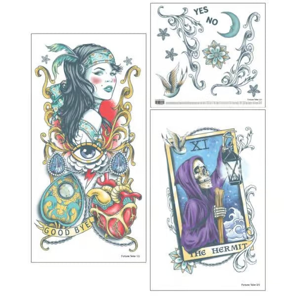 Fortune Teller Sleeve Tattoo Set