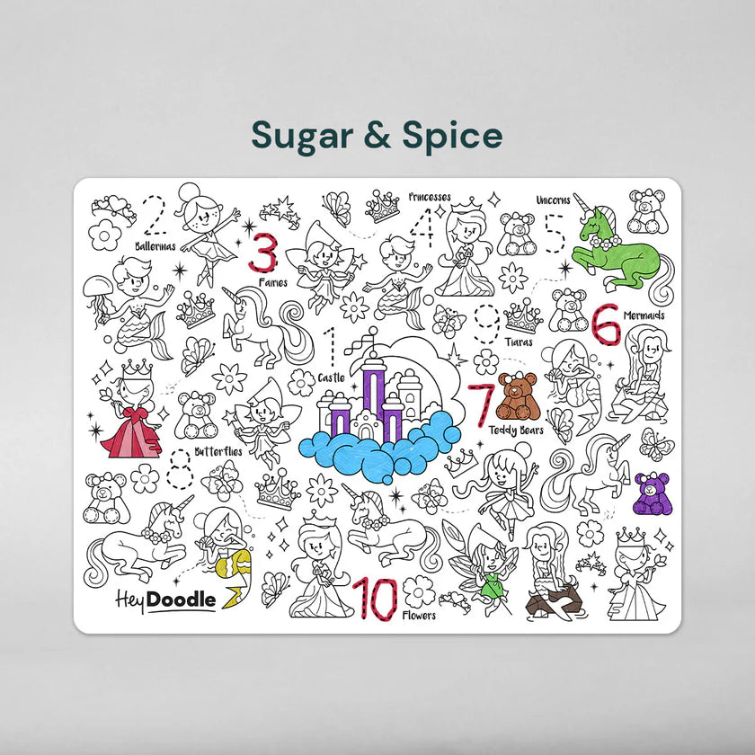 Sugar & Spice Classic Coloring & Doodle Mat