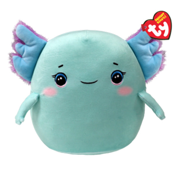 CHARLIE - axolotl blue squish 10"