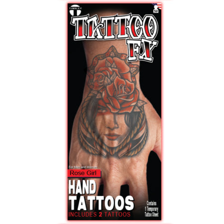 Hand Tatto - Rose Girl