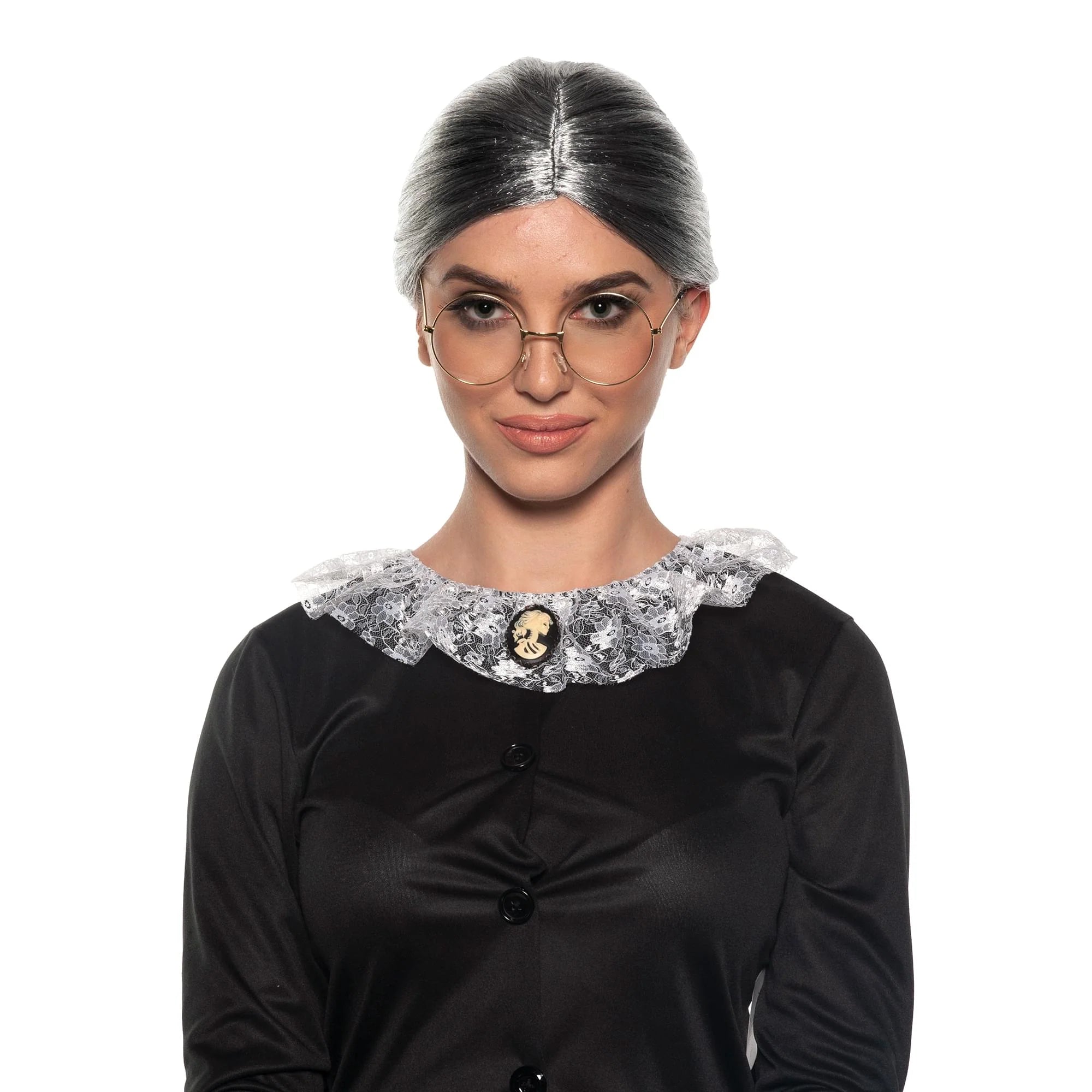 Old Lady Bun Wig