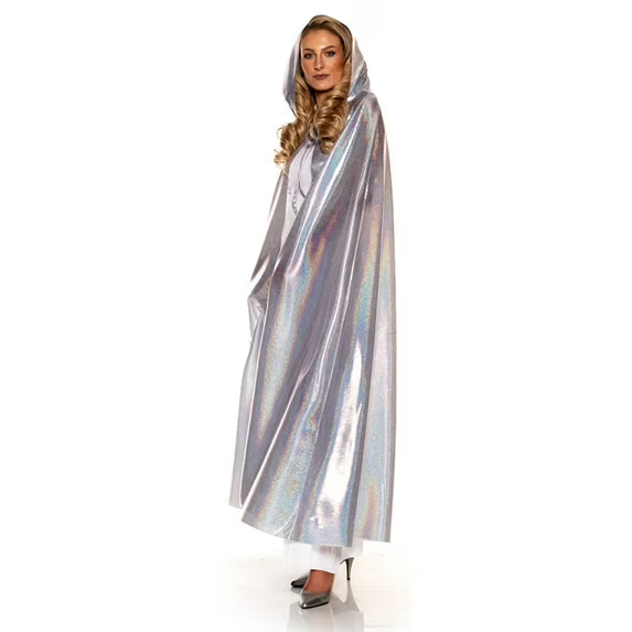 Metallic Cape- Silver
