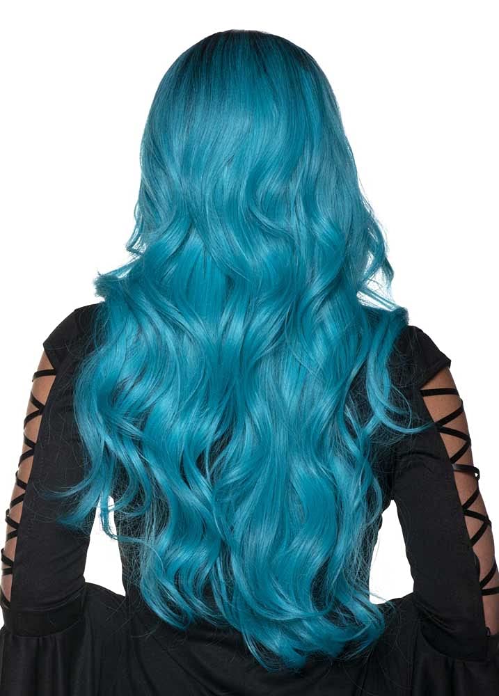 Turquoise/ Black Ombre Wig