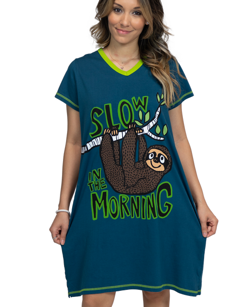 Slow Morning Vneck Nightshirt