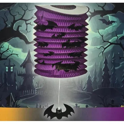 Bats Paper Lantern Lamp Halloween Hanging Party Decoration