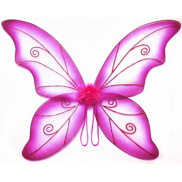 34" Fuchsia Wild Fairy Wings