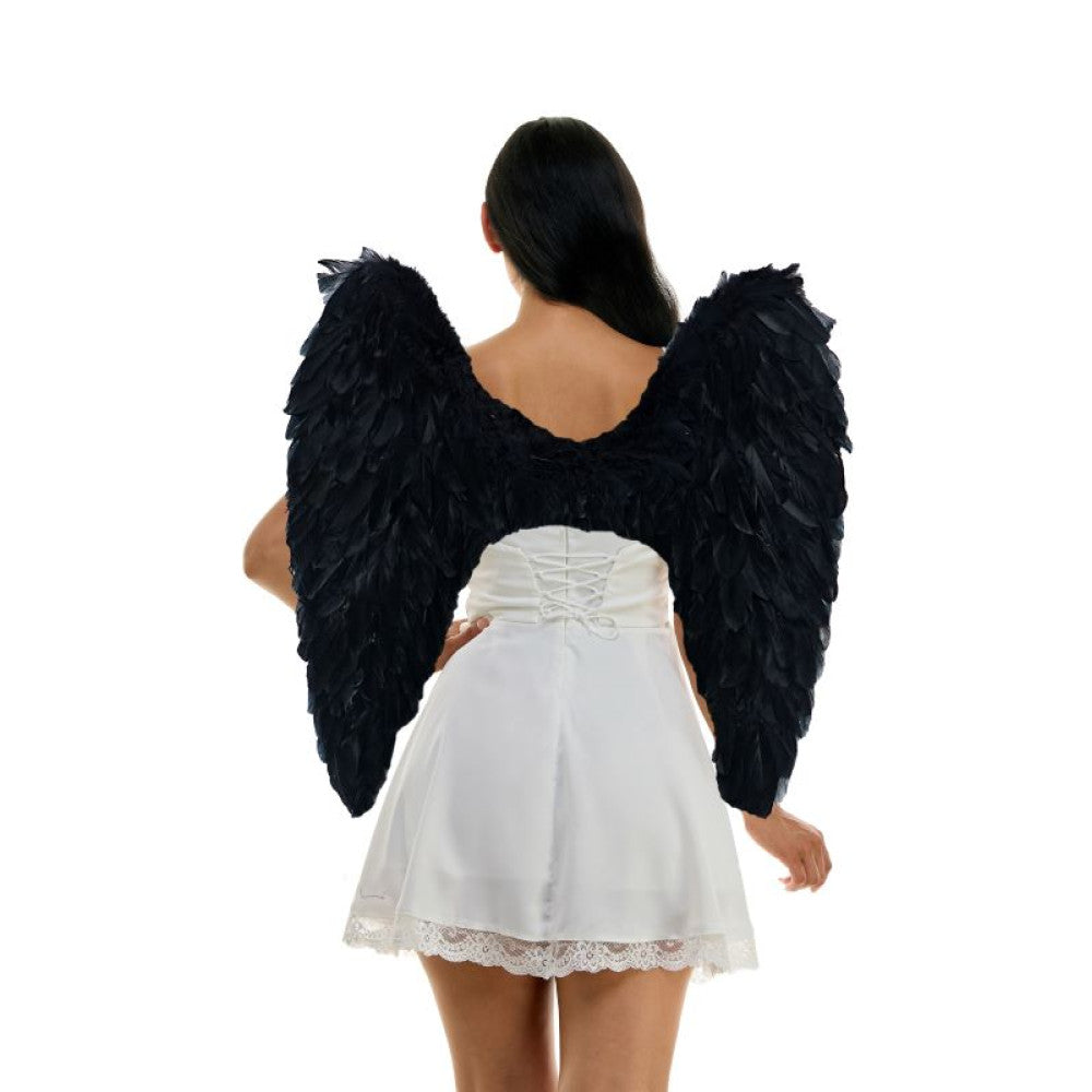 Black Feather Wings 26 X 26in