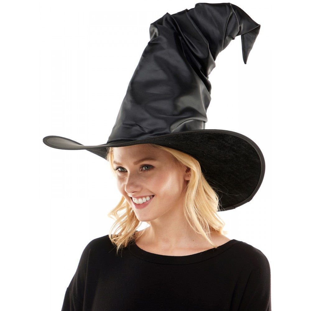 Black Twisted Witch Hat