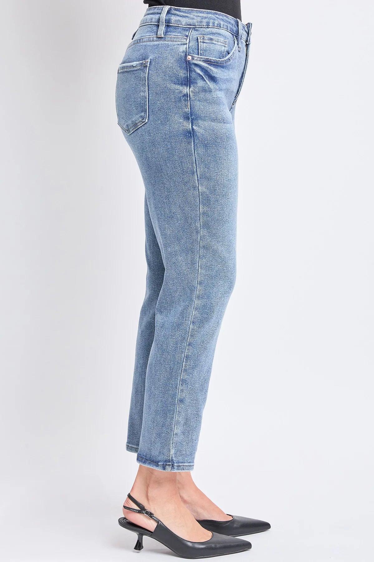 Women's High Rise Vintage Slim Straight Leg Jeans - Royalty