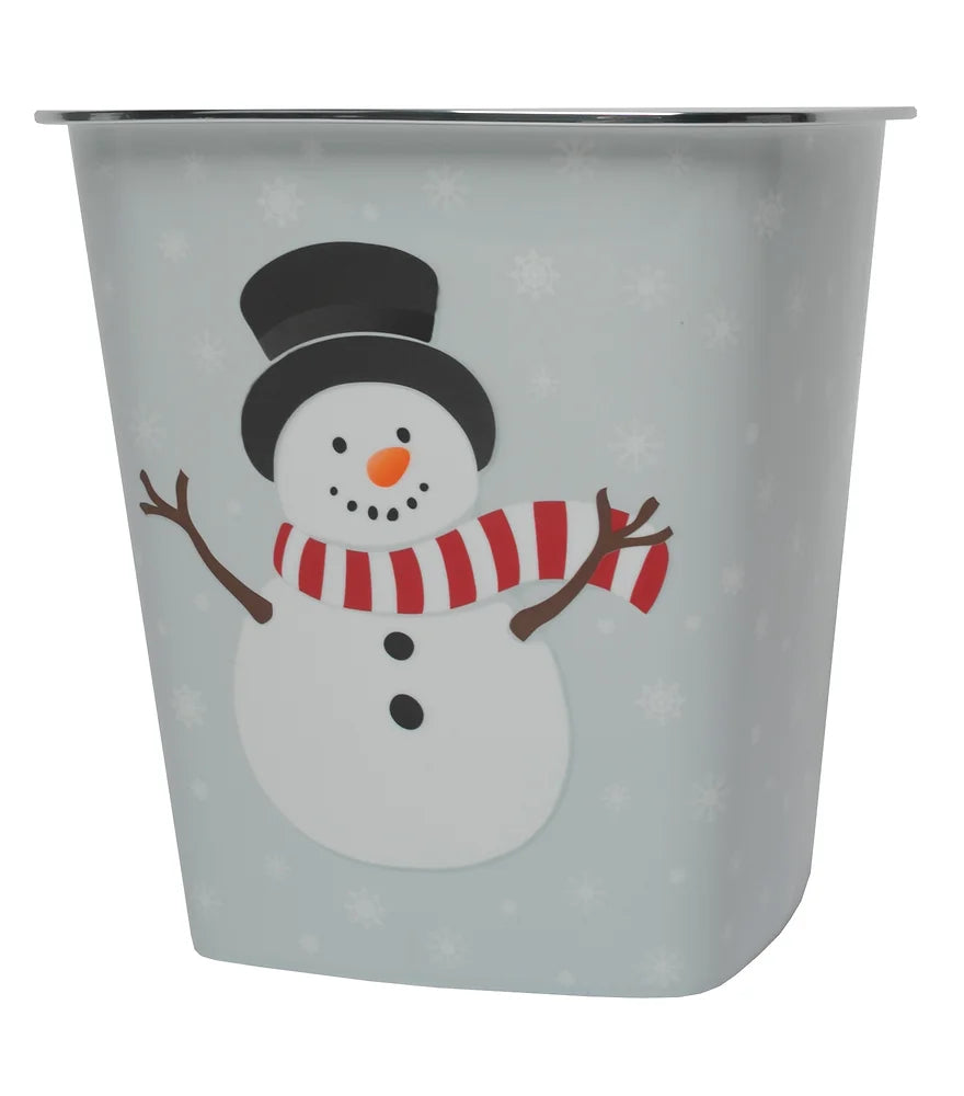 Waste Can Classic Snowman